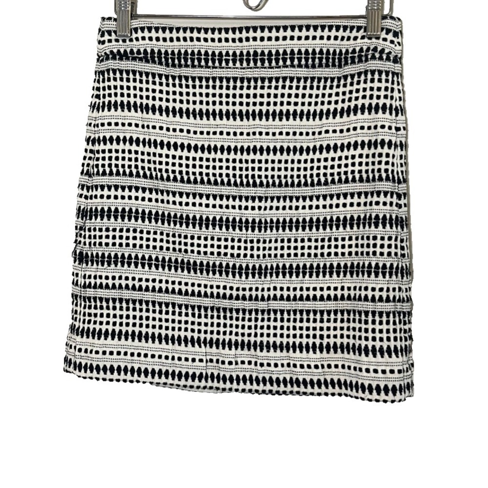 Retro Striped Texture Mini Skirt 2 Black Preppy Classic Heritage Chic Chevron